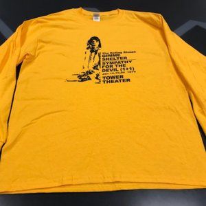 Rolling Stones-LS Tee sz L -Gimme Shelter/Sympathy For The Devil -Tower Theater